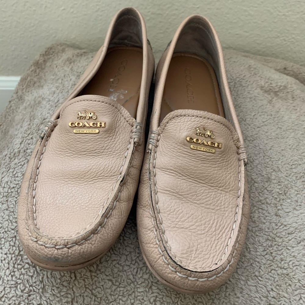 Coach leather loafers